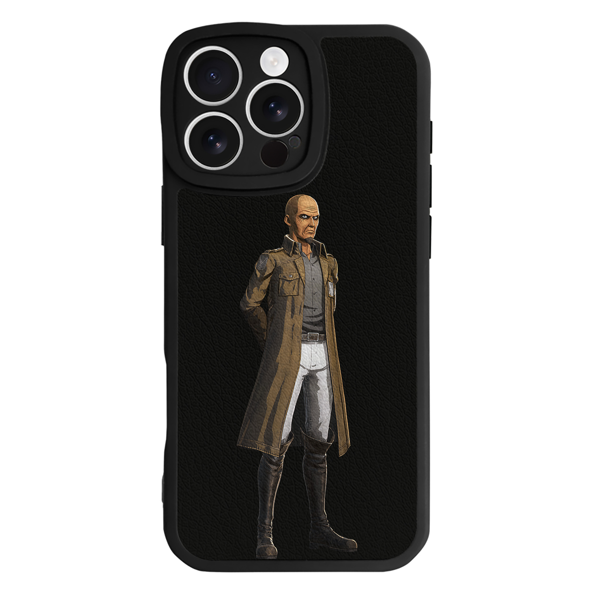 （画像用） 進撃の巨人 Attack on Titan 【iPhone 16シリーズ対応】シリコンスマホケース（レザー調） 材質：シリコン